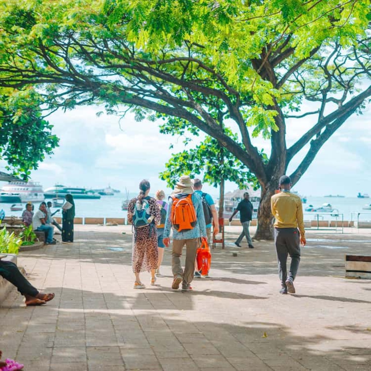 Waterfront walking tour